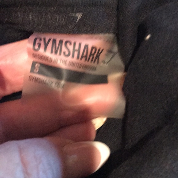 Gym Shark black cropped sweatshirt. Small - Picture 3 of 3